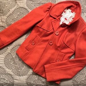 Anthropologie Women's Red Jacket